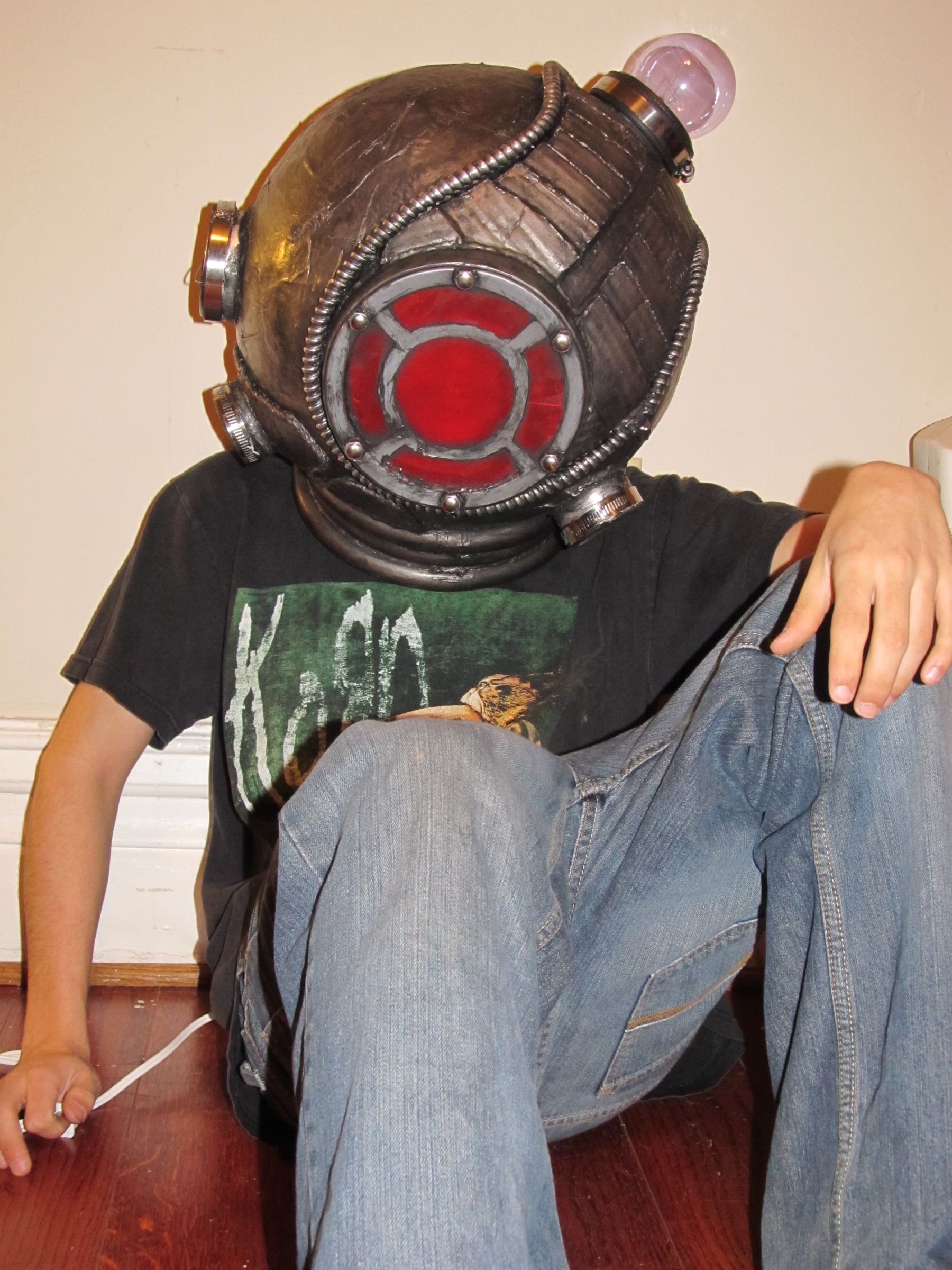 My Big Sister Helmet/lamp!