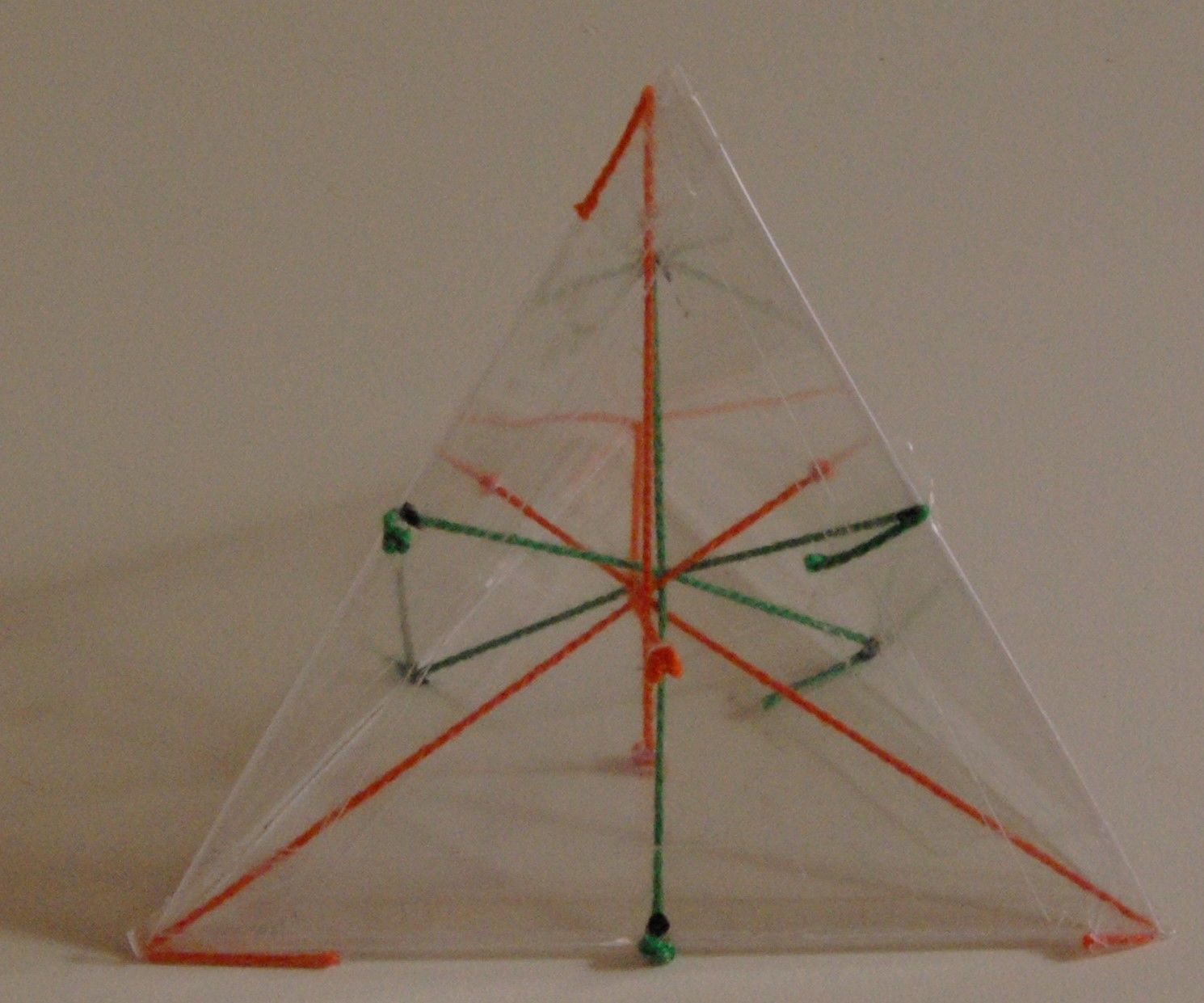 Making a Transparent Regular Tetrahedron for Studying Solid Geometry