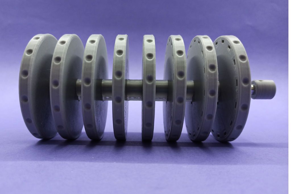 Assembly of Magnet Wheels on Shaft