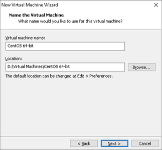 Virtual Machine Hardware Configuration