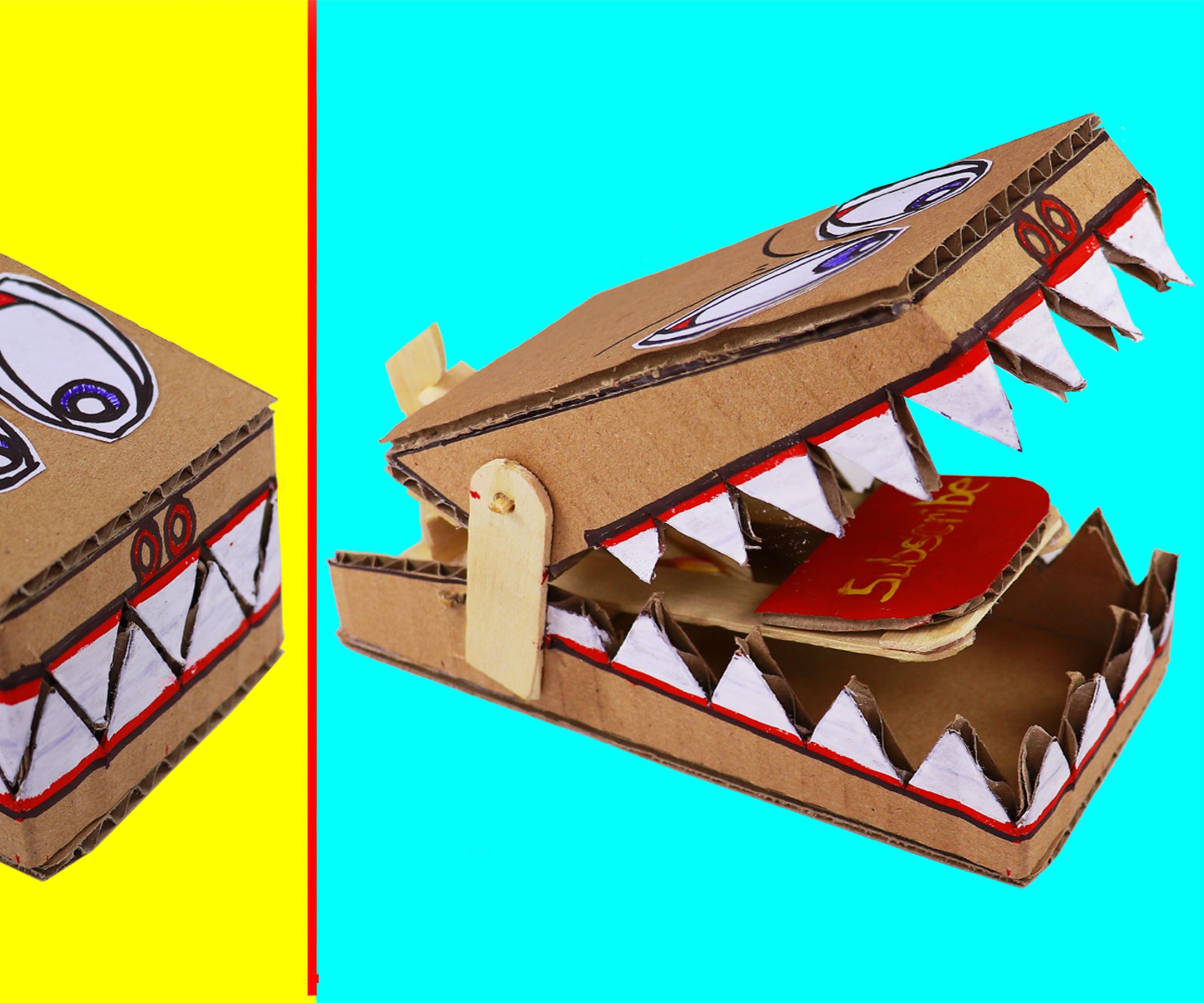 Make Simple Mouse Traps Toys From Cardboard