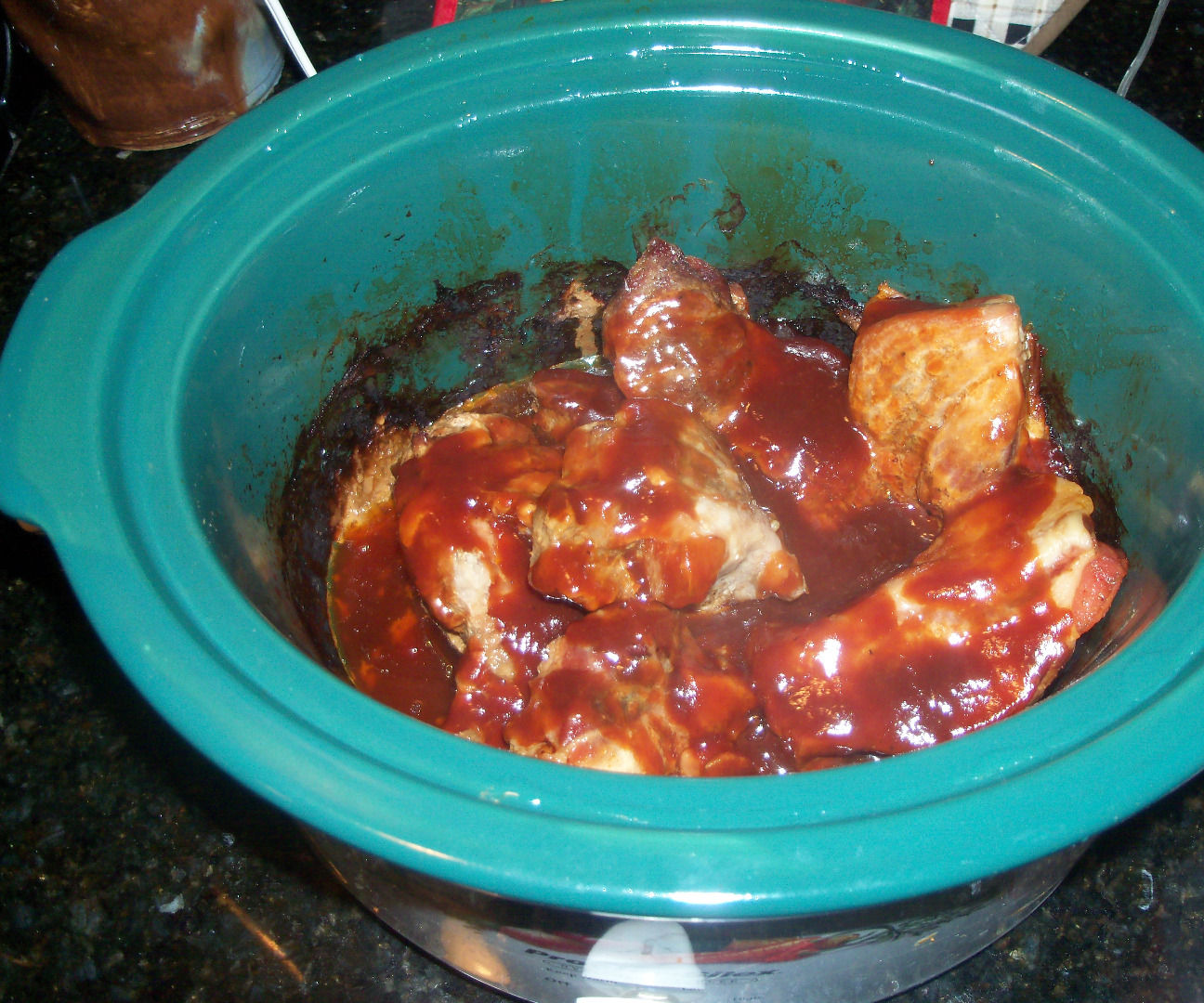 Sweet and Simple Crockpot Ribs