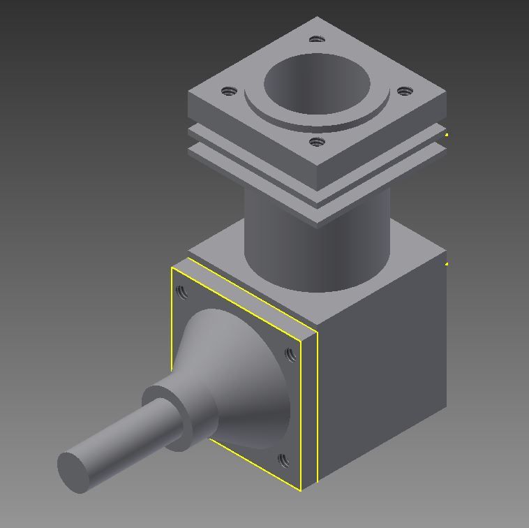 Model Airplane Engine 3D Prototype Printed on MakerBot