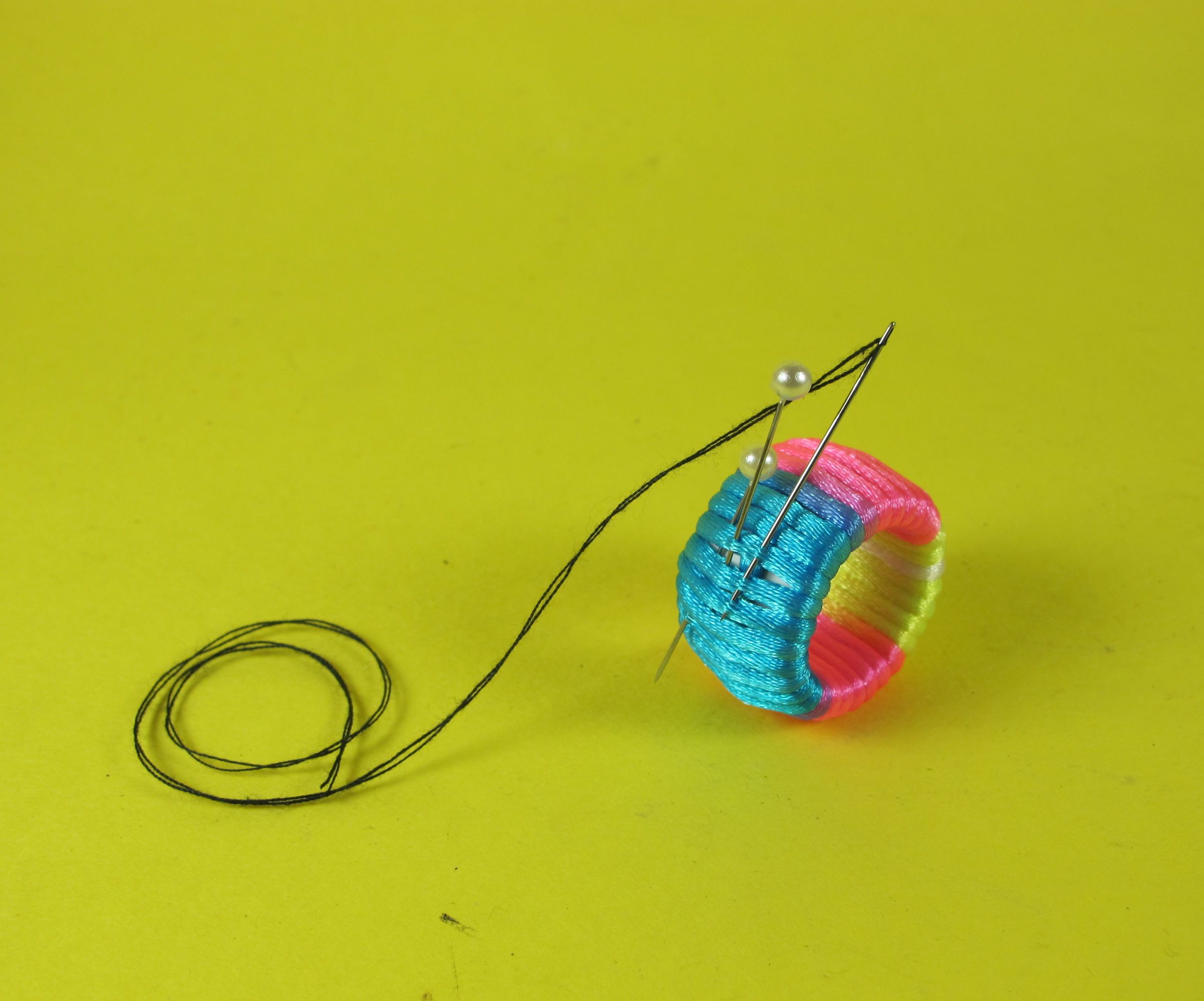 Sewing PVC Ring, But Also a Thimble or Ring Pincushion