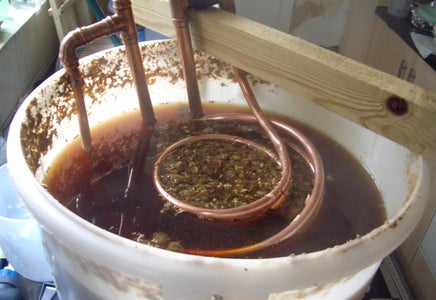 Homebrew Wort Cooler, Twin Coil Immersion Type