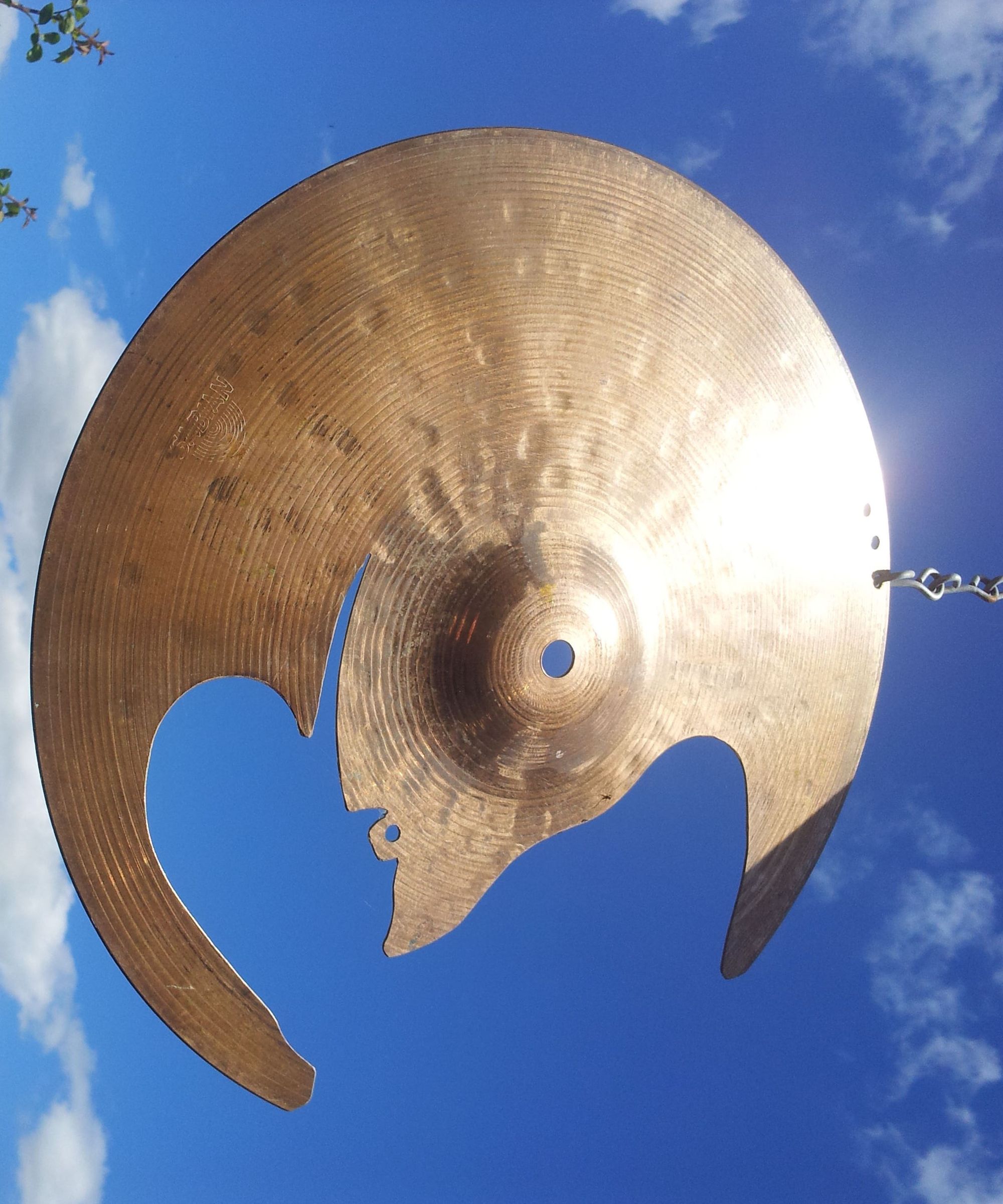 Cymbal Patio Decoration