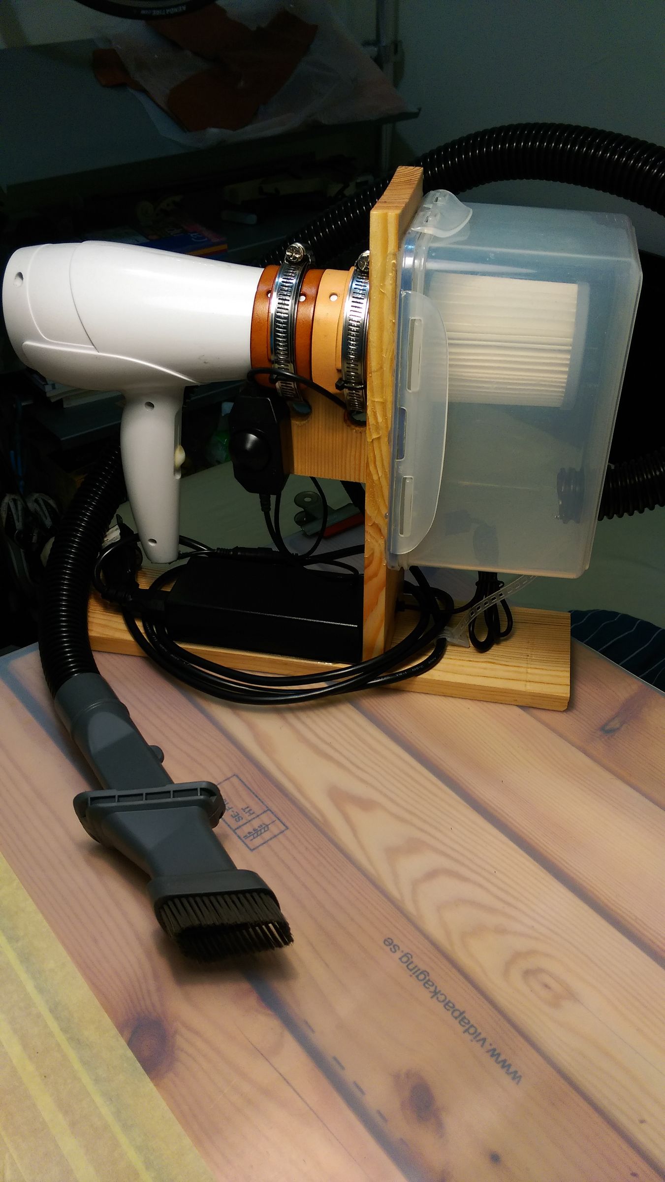 Vacuum Cleaner From a Hairdryer 7 Steps (with Pictures) Instructables