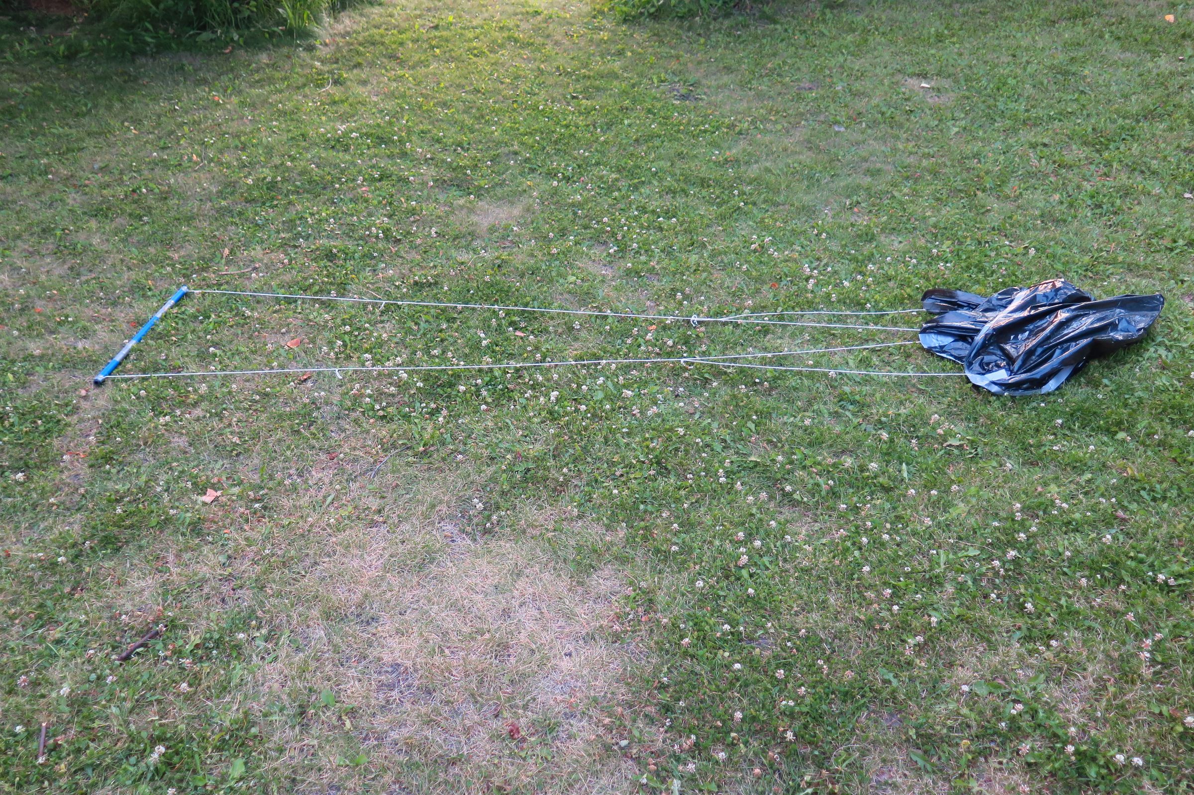 Trash Bag Parachute 7 Steps Instructables