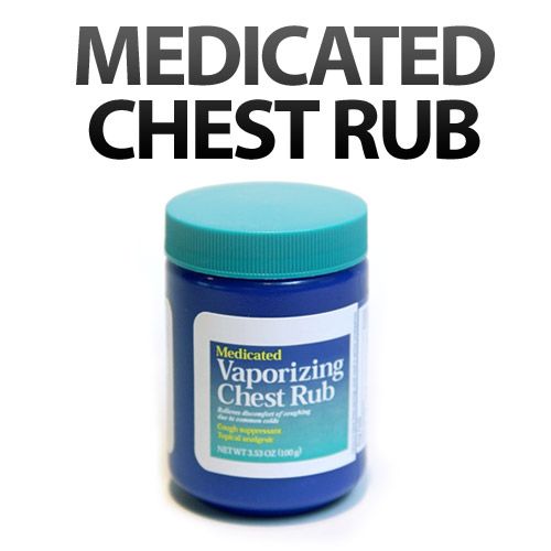 How Medicated Chest Rub Will Save Your Relationship