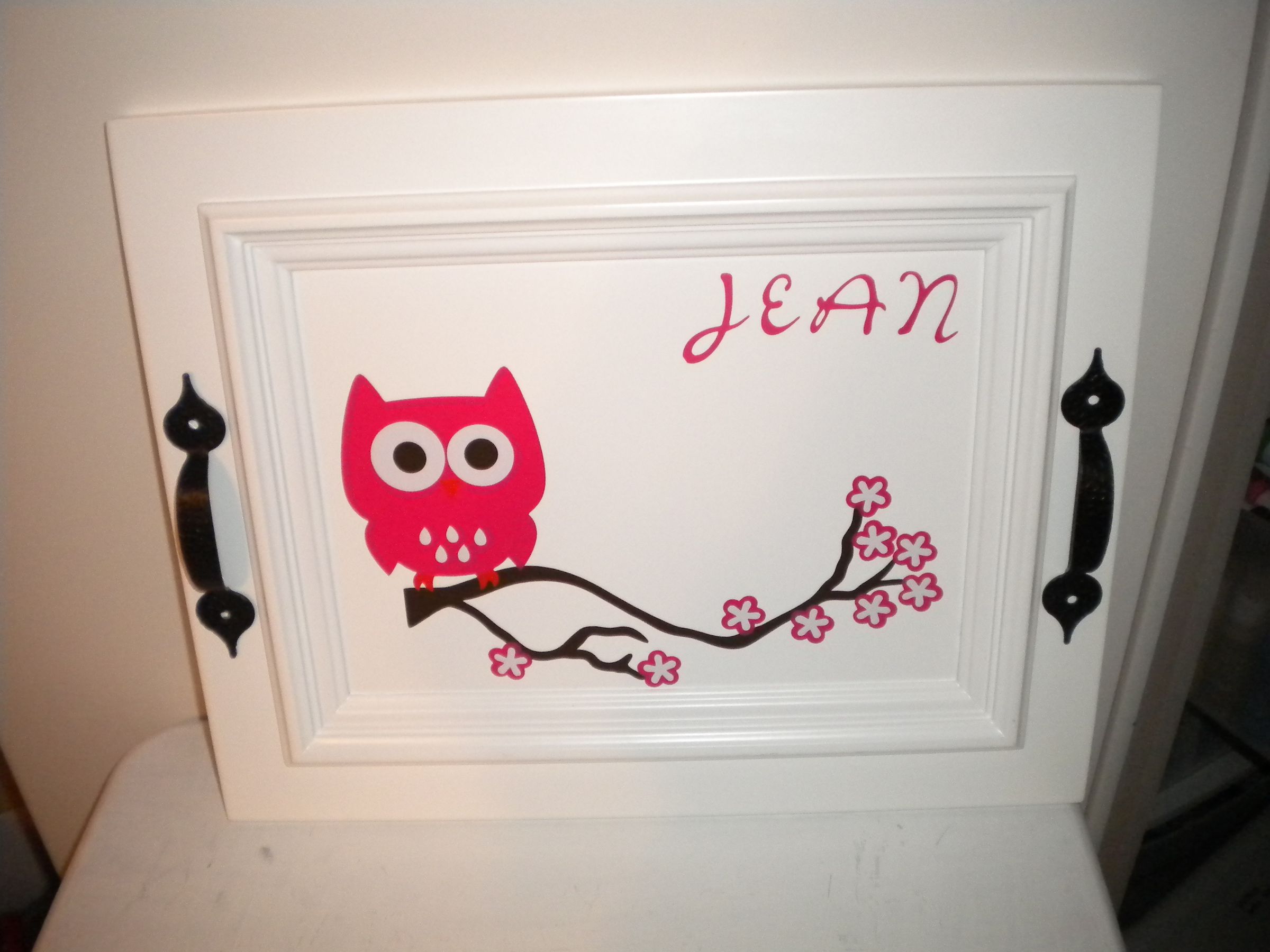 Tray Made From Cabinet Door