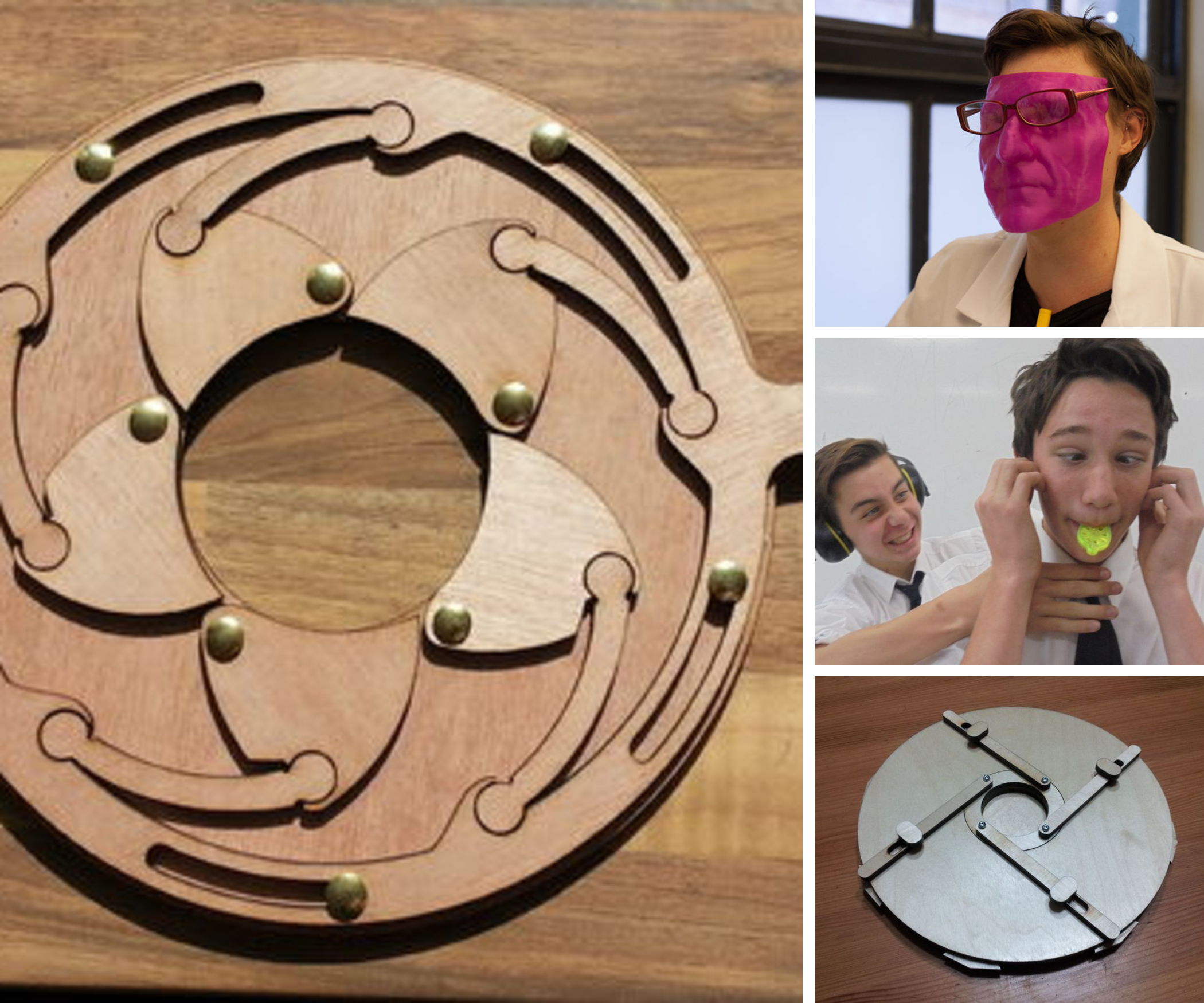 3D Print, Lasercut, CNC