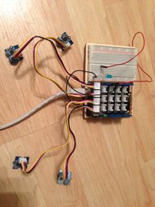 Connect 4 Grove Sound Sensors to 4 Analog Ports