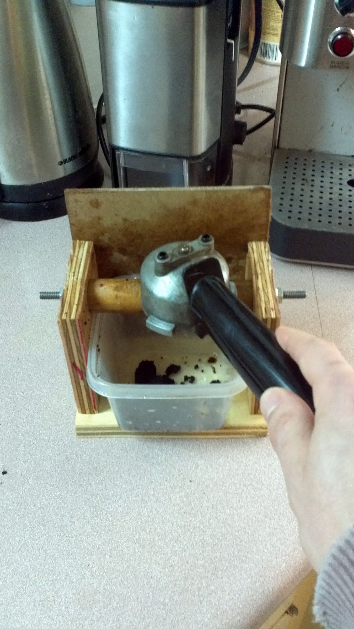 Espresso Filter Knock Box