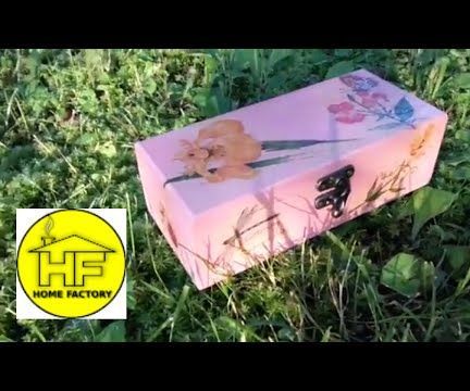 HOW TO DECOUPAGE WOODEN BOX