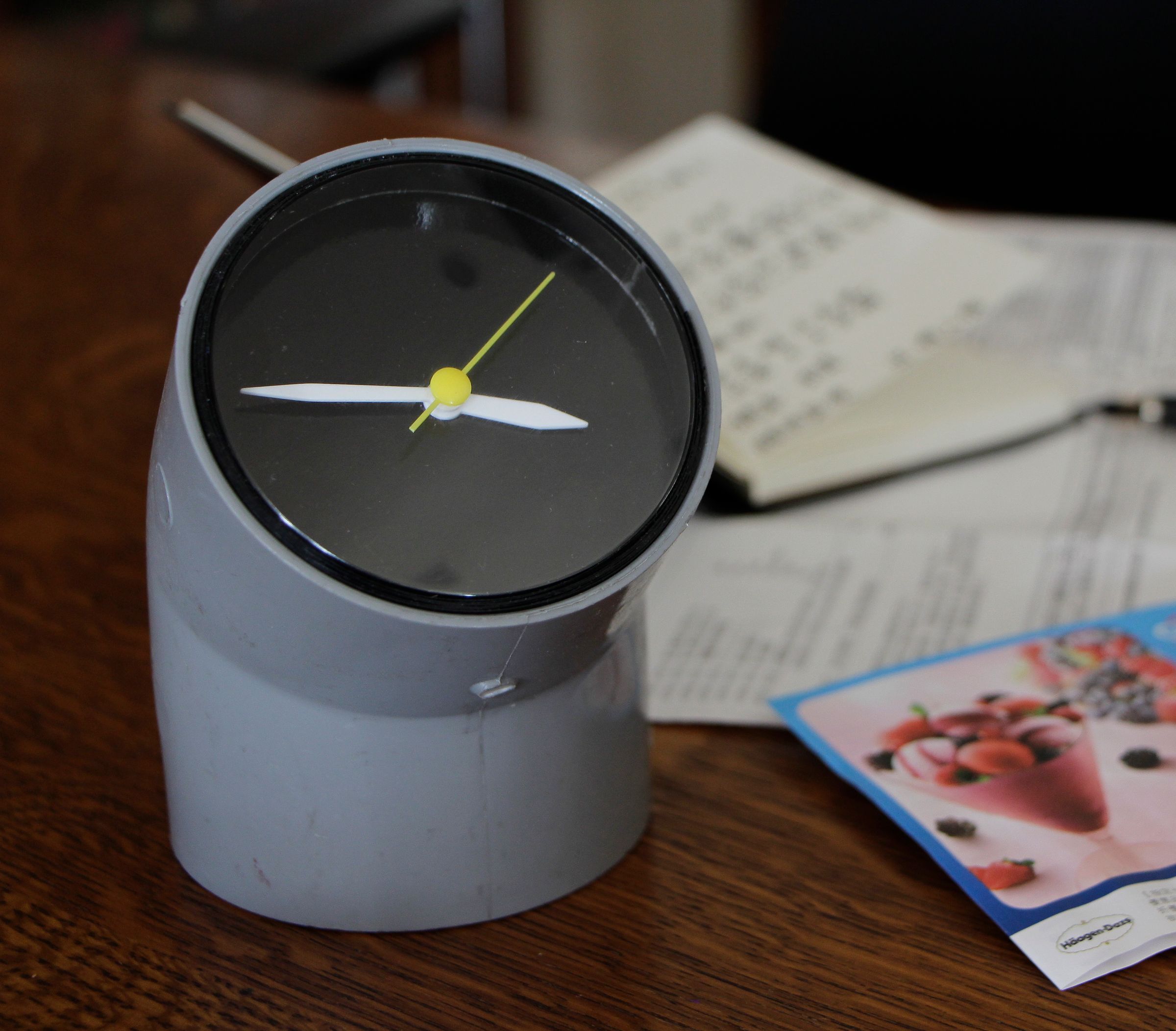 PVC Pipe Clock