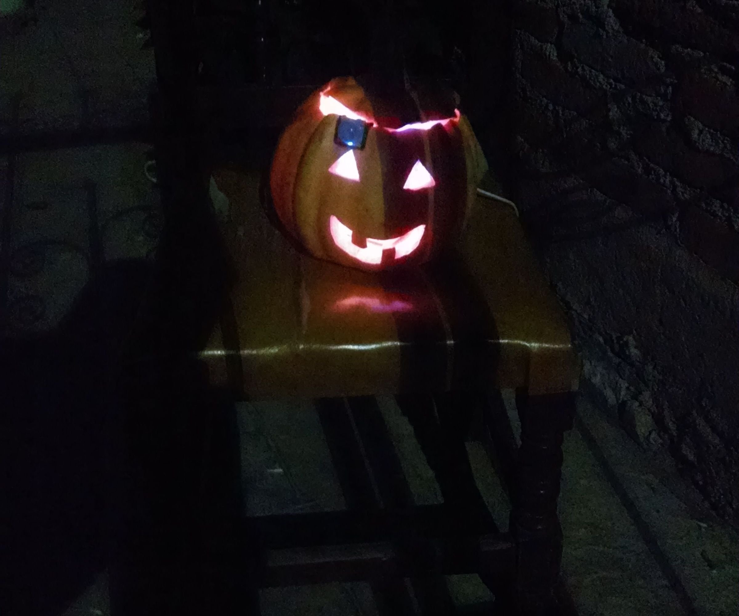 Calabaza Del Terror Con Raspberry Pi