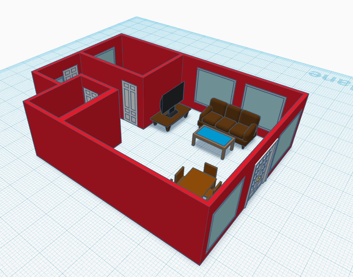 Learn to Make Your House in Tinkercad 12 Steps Instructables