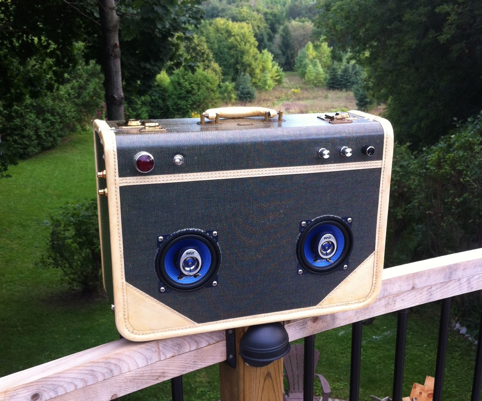 Vintage Beat Box Suitcase