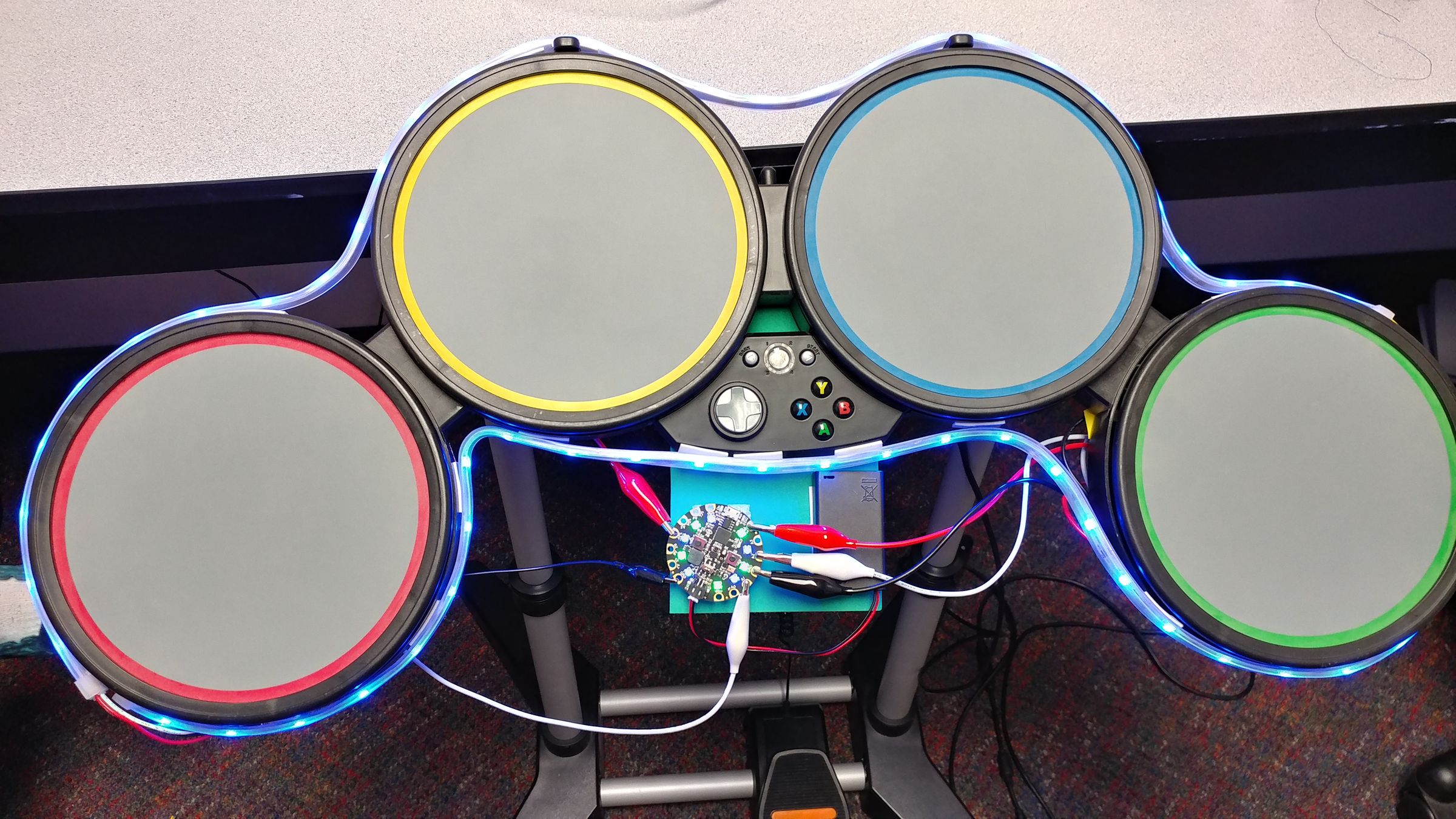 Light Up Drums With Metronome 4 Steps Instructables