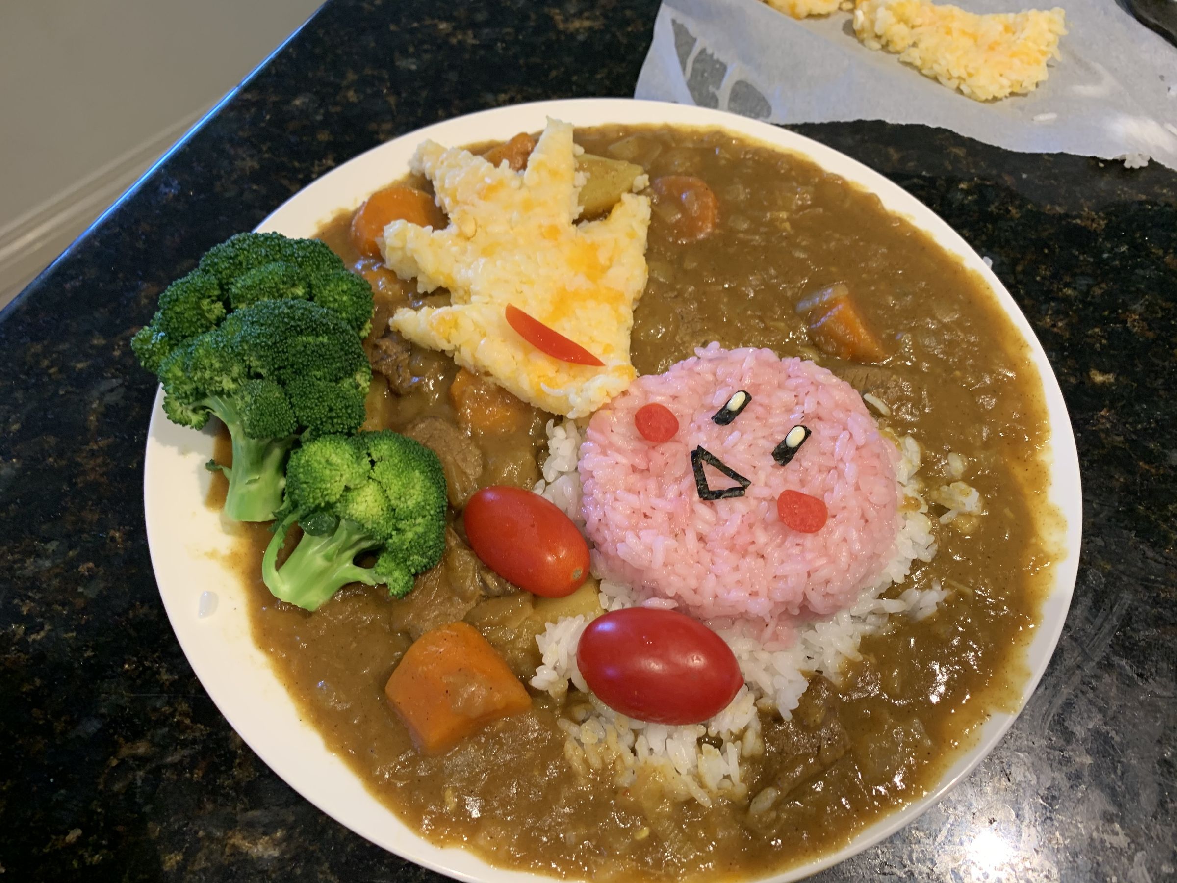 Kirby's Spicy Curry (no Artificial Food Colouring!!) 9 Steps (with