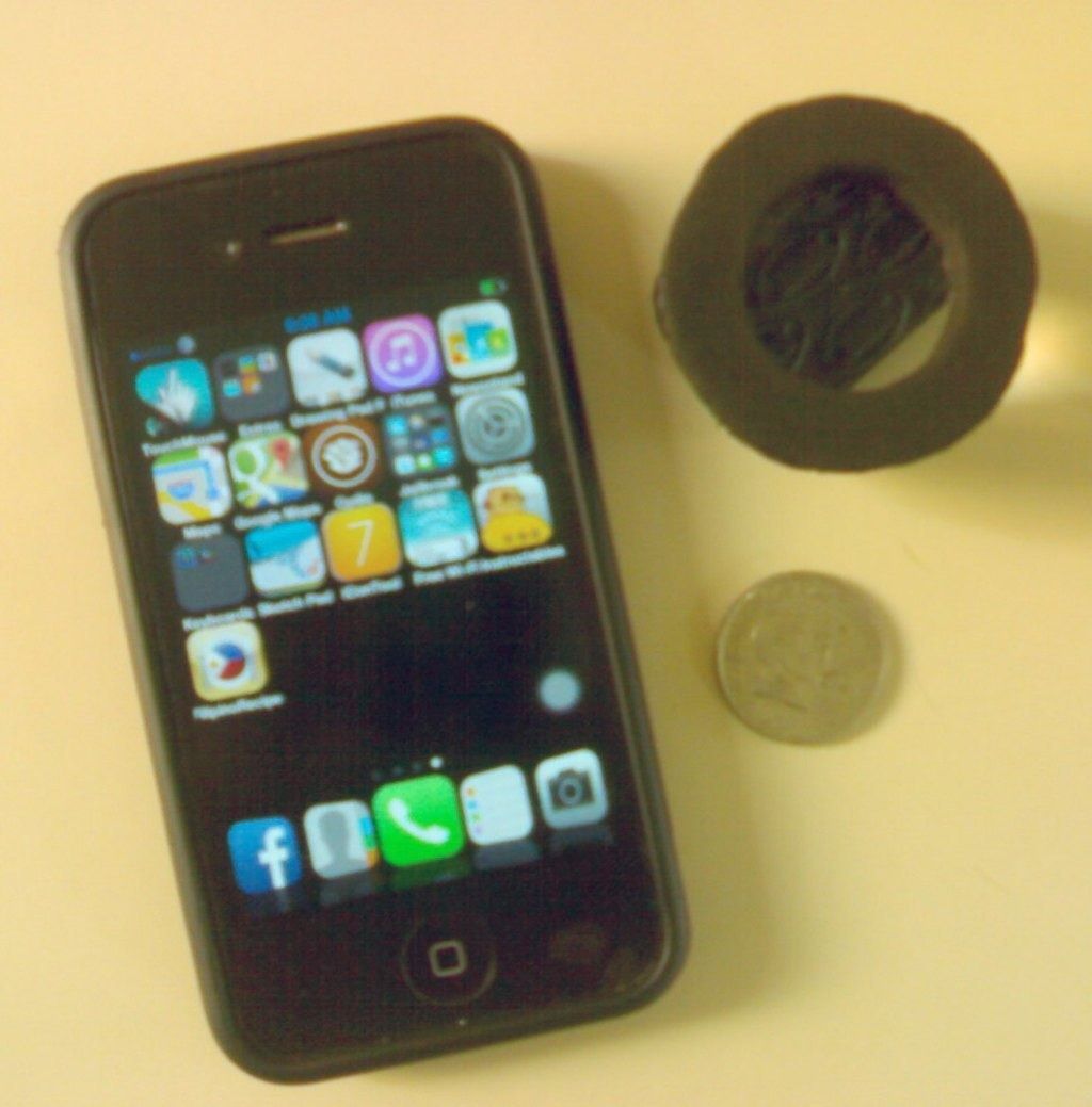 IPhone Home Made Macro Lens