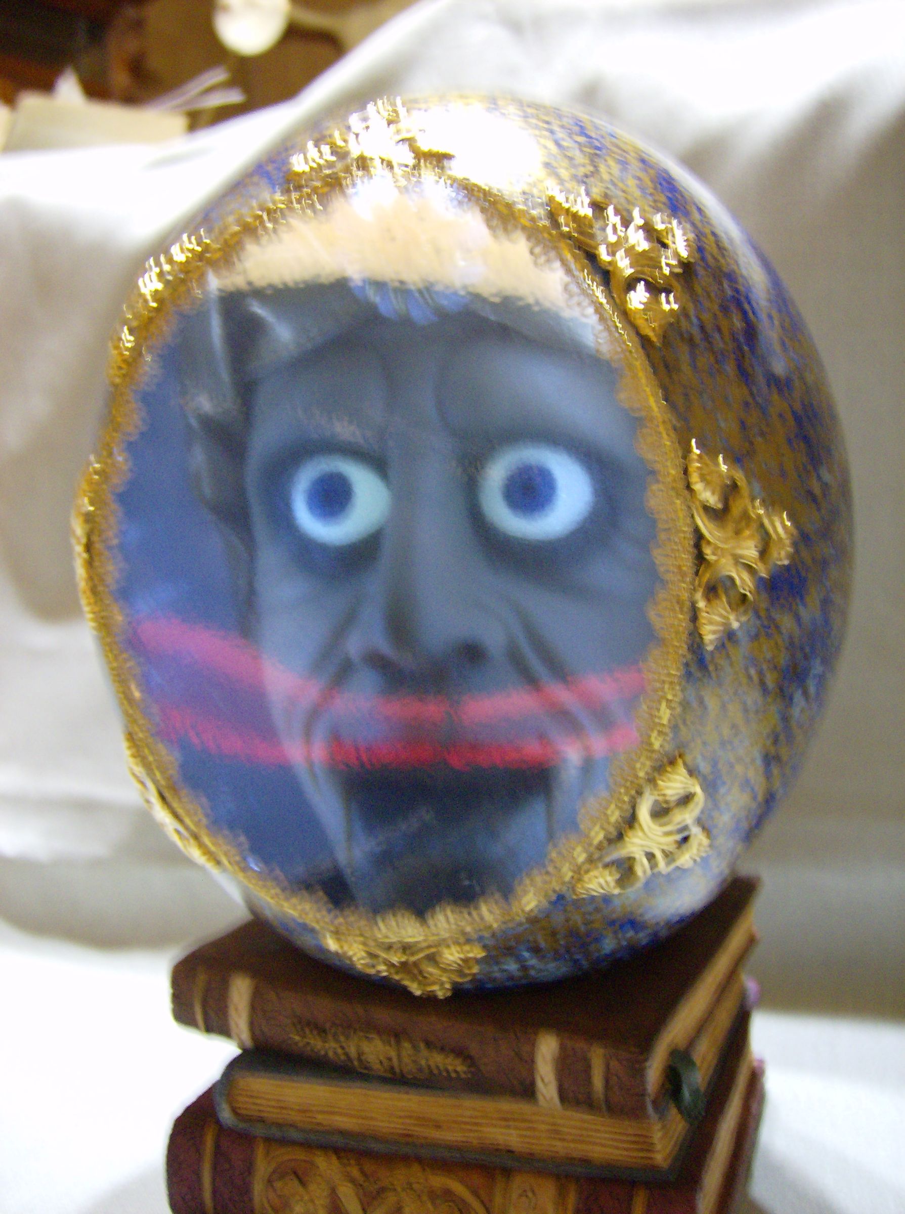 Fortune Teller Ostrich Egg