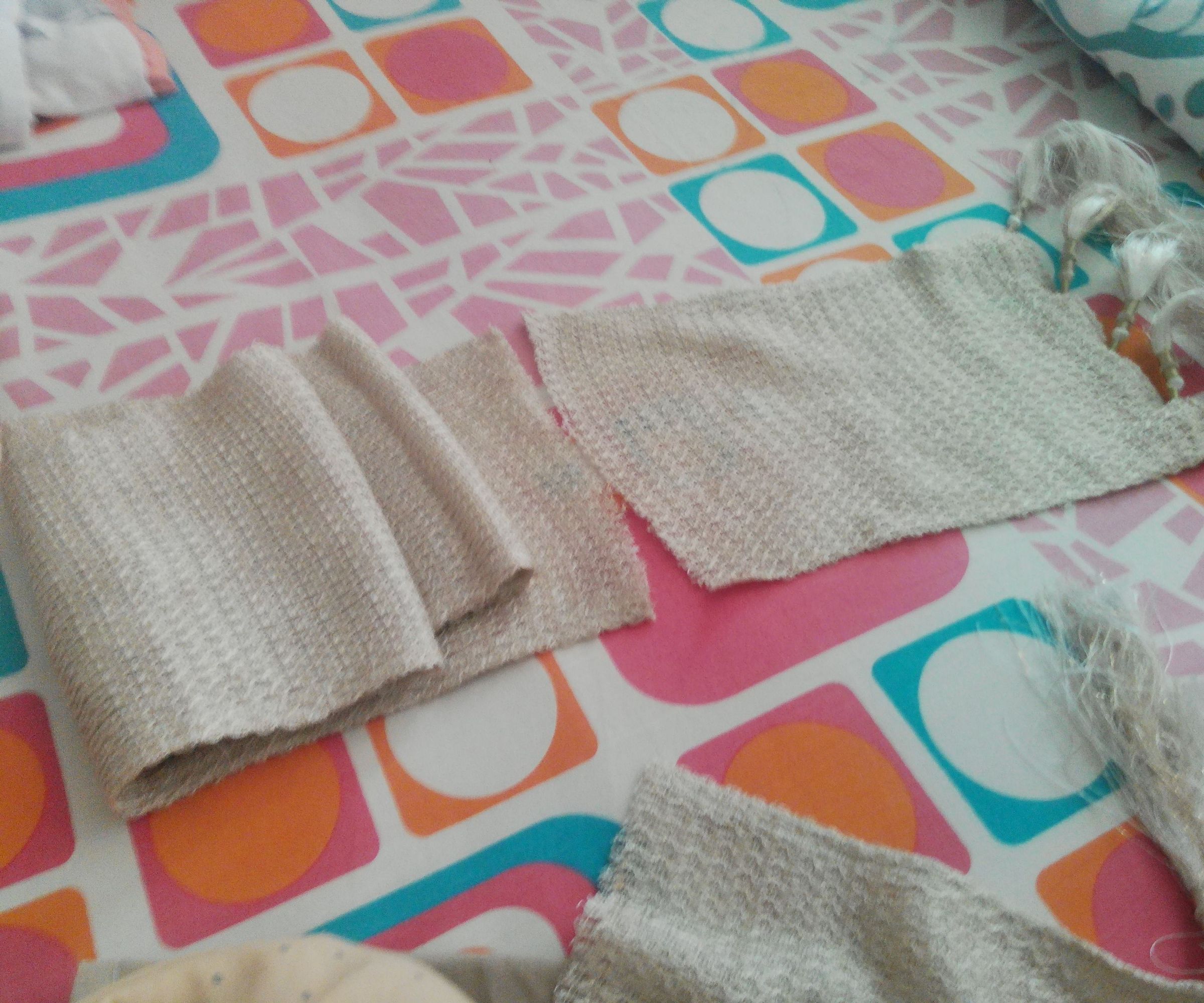 Shoulder Bag Using a Scarf Fabric