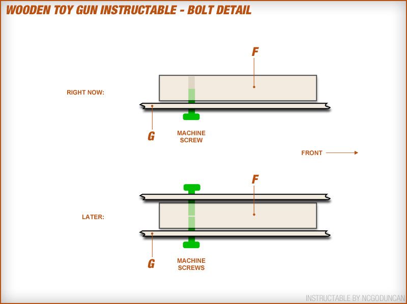 Make a Toy Wood Gun That Shoots 9mm Brass Casings : 10 Steps ...