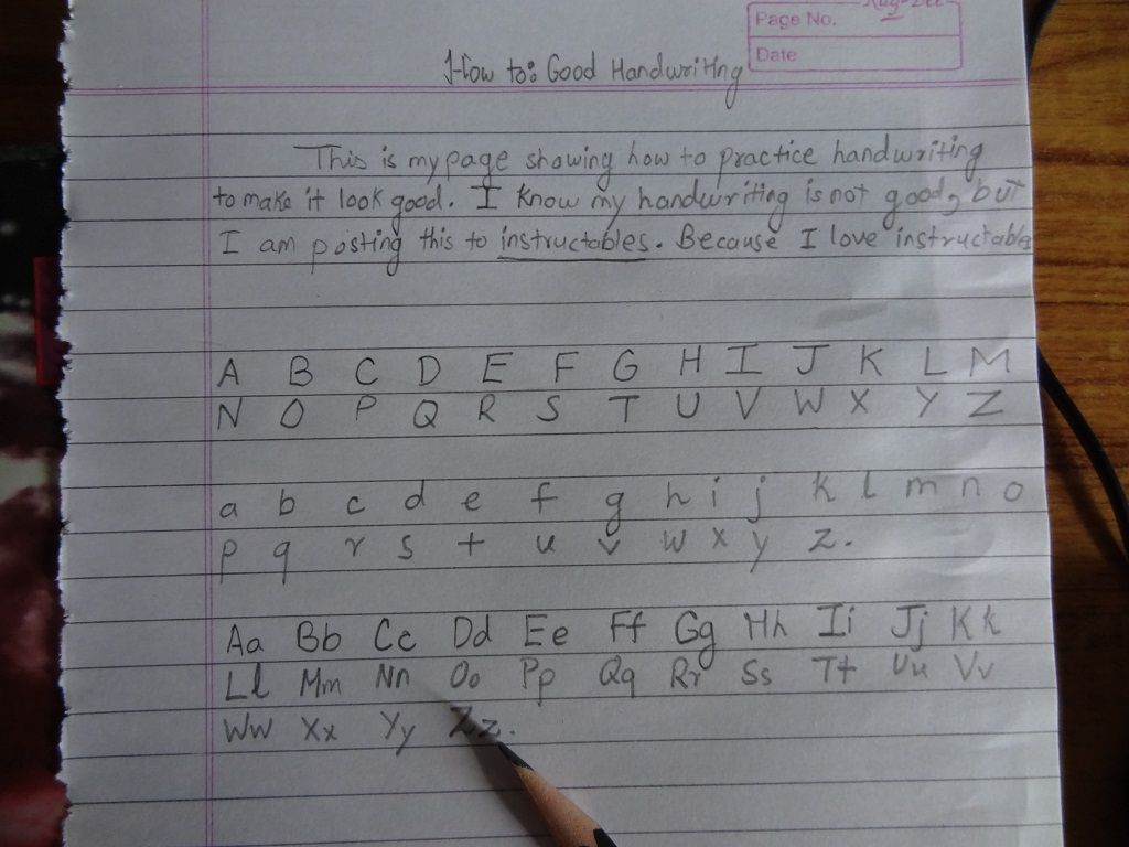 How To: Good Handwriting.