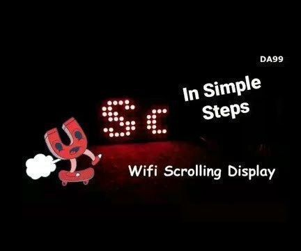 Wifi Scrolling Display