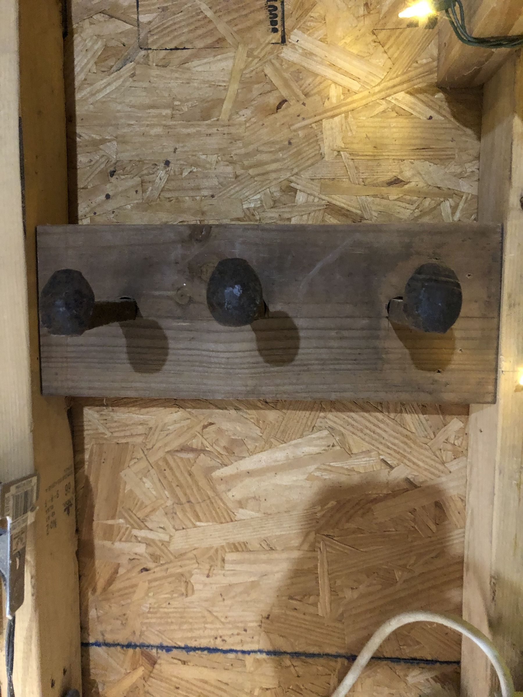 Rustic Railroad Spike Coat Rack 4 Steps Instructables