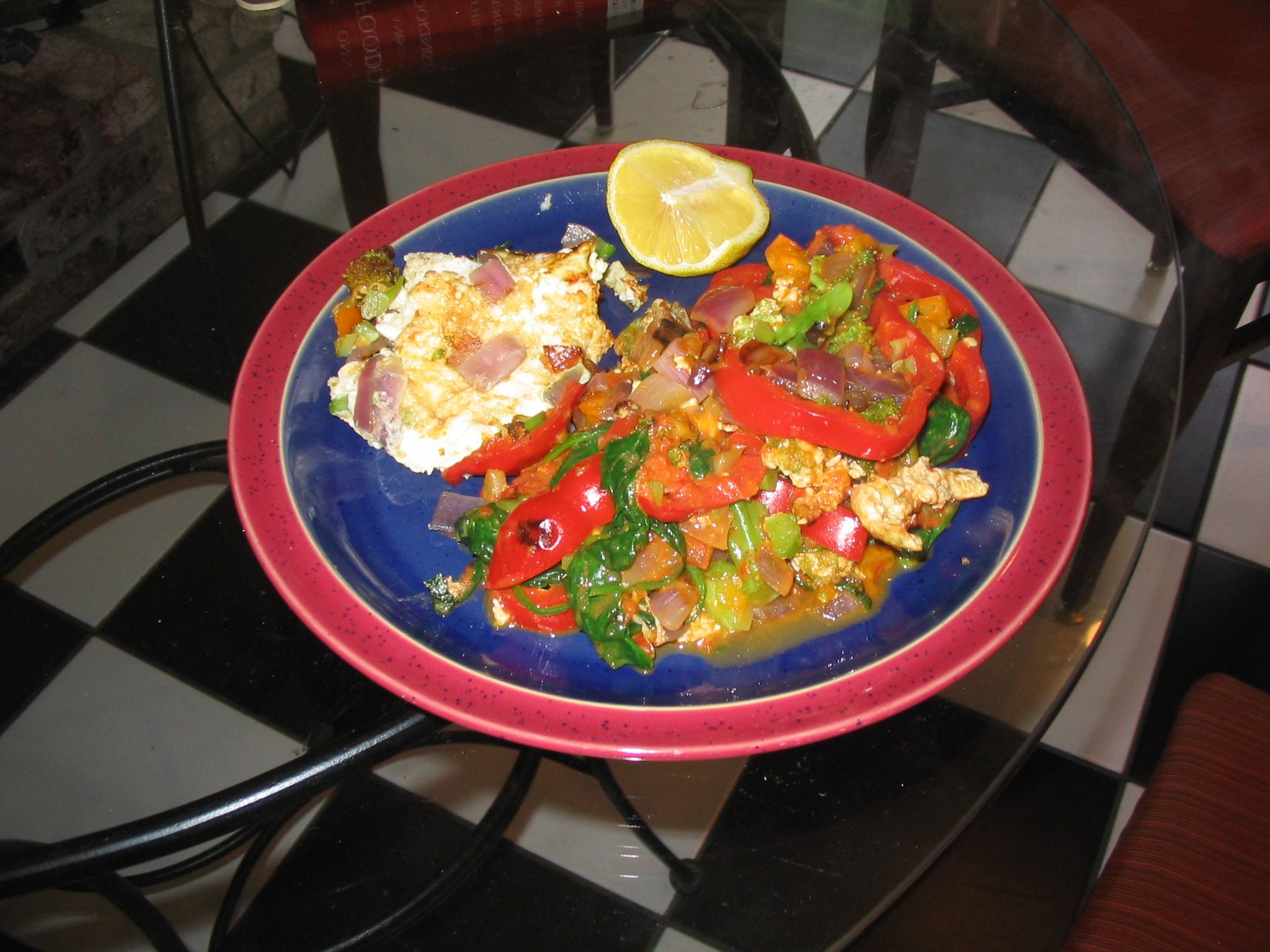 Purple Fried Breakfast