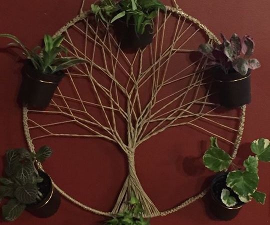 Tree of Life Wall Plant Hanger