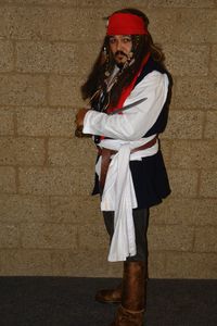 How to Make a Captain Jack Sparrow Costume on a Shoe String Budget!