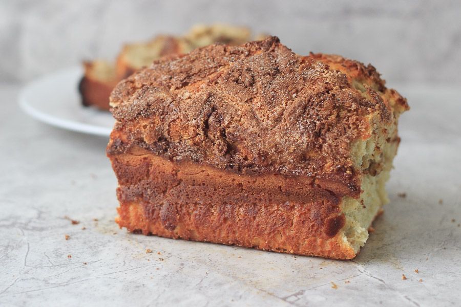 Cinnamon Swirl Sugar Quick Bread (Lighter Version)