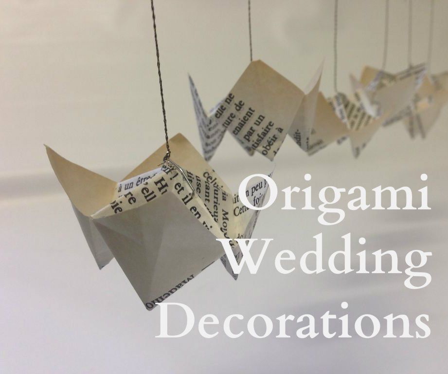 Origami Wedding Decorations