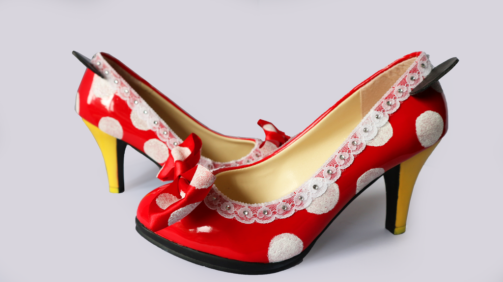 Minnie Mouse High Heel Shoes 6 Steps with Pictures Instructables