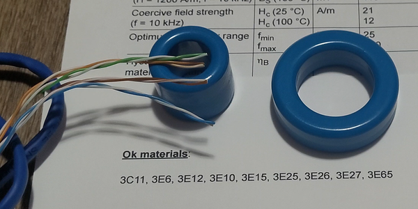 Choose Material for Toroid