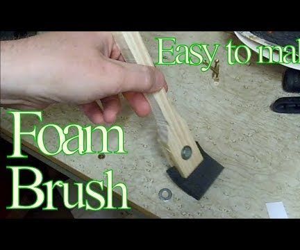 Easy to Make Foam Brush