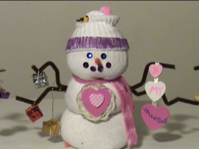 Valentine Snowman
