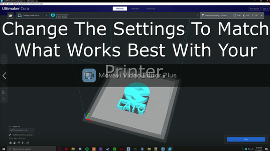 Slicing File Wirth CURA