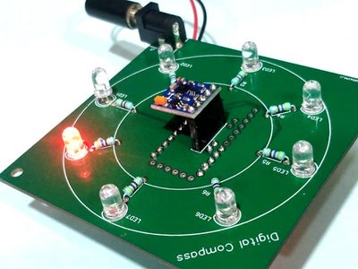 Digital Compass Using Arduino and HMC5883L Magnetometer : 6 Steps ...