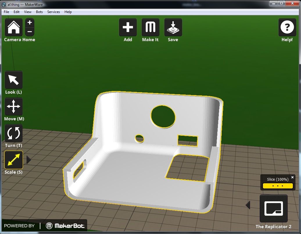 Android and IPhone5 Sun Shade & Panoramic Camera Revolving Stand.  I Made in at TechShop.