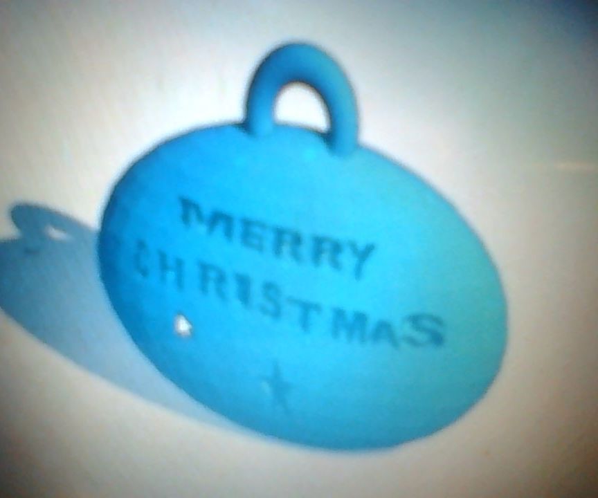 3d Printed Circle Ornament 