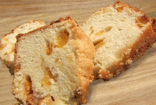Grilled Peach Pound Cake