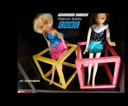 Popsicle Sticks Platonic Solids: Cube