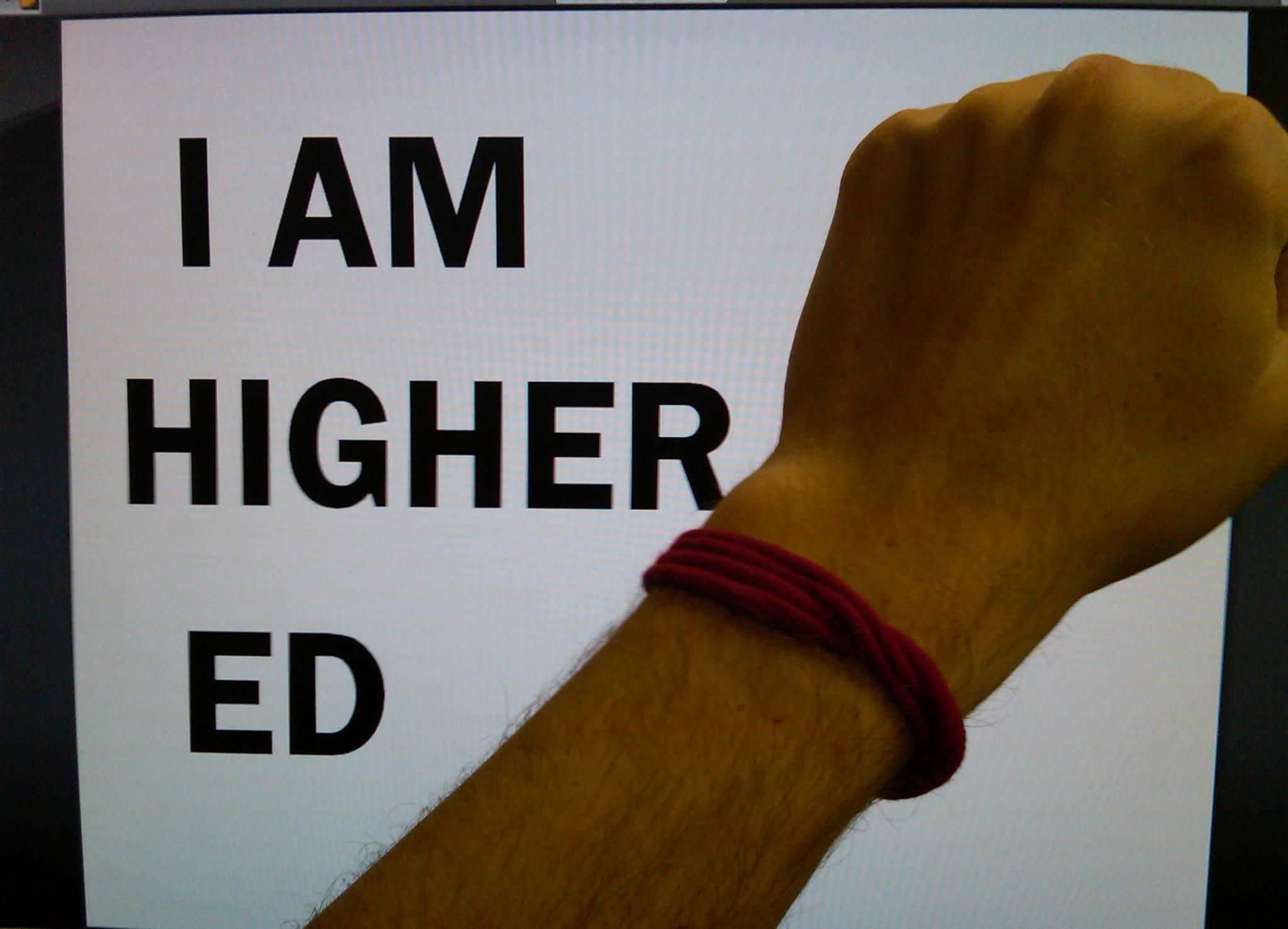 How to Make IamHigherEd Wristbands