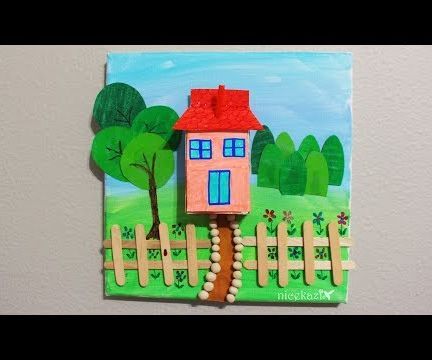 Kids Summer Crafts House Project: Made With Juice Box
