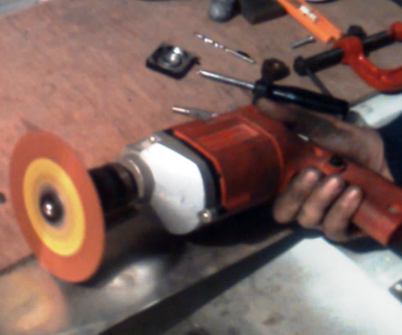 Converting a Drill Machine Into an Angle Grinder/Metal Cutter: