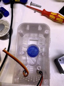 Install Knob Cup Onto Gear Shaft